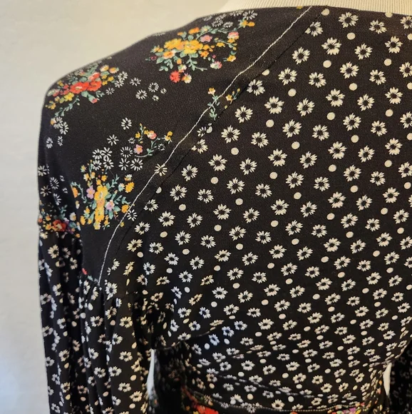 Free People Womens Wonderland Printed A-Line Mini Dress Size M - Picture 8 of 15